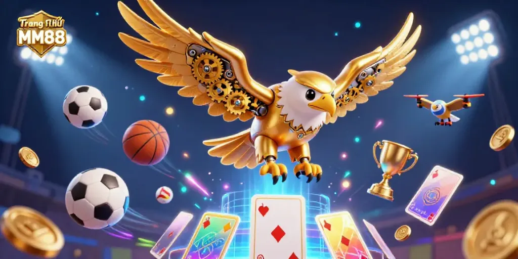 Experience the thrill of online gambling at Trang Chủ MM88 with dazzling games and vibrant scenes.