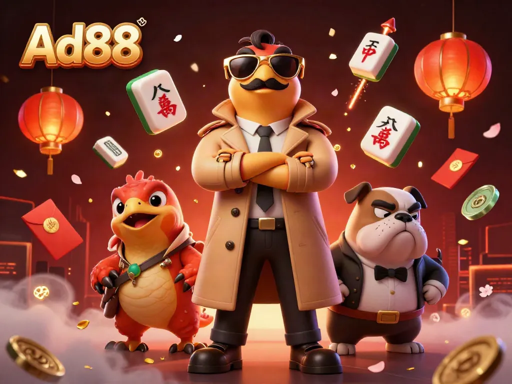 Ad88 raptors in trench coat entering VIP casino while suspicious bouncer watches on