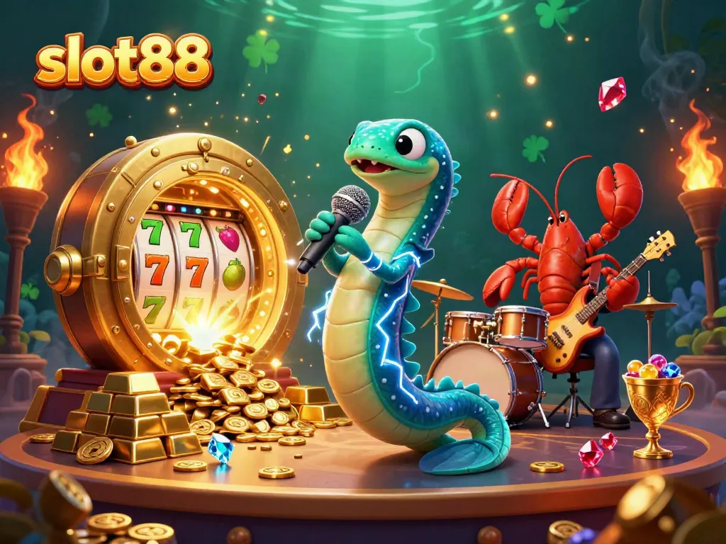 Experience thrilling action at slot88's underwater casino with vibrant characters and rich rewards.