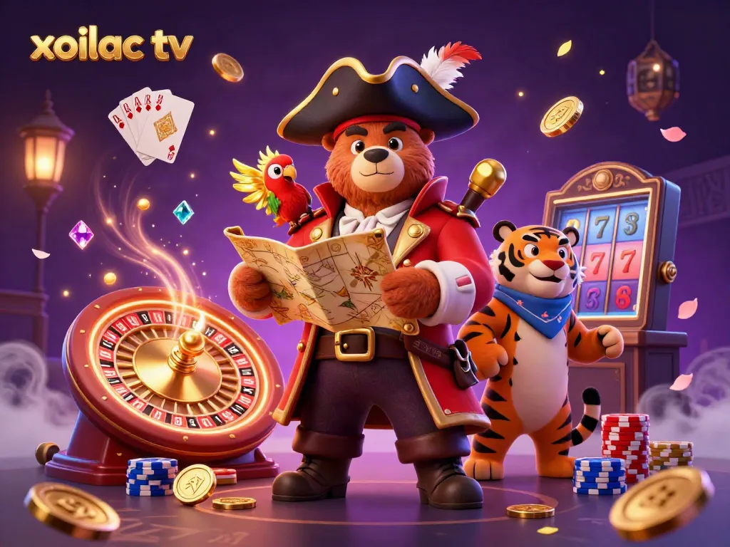 Experience thrilling gameplay with xoilac tv in this vibrant, action-packed casino scene.