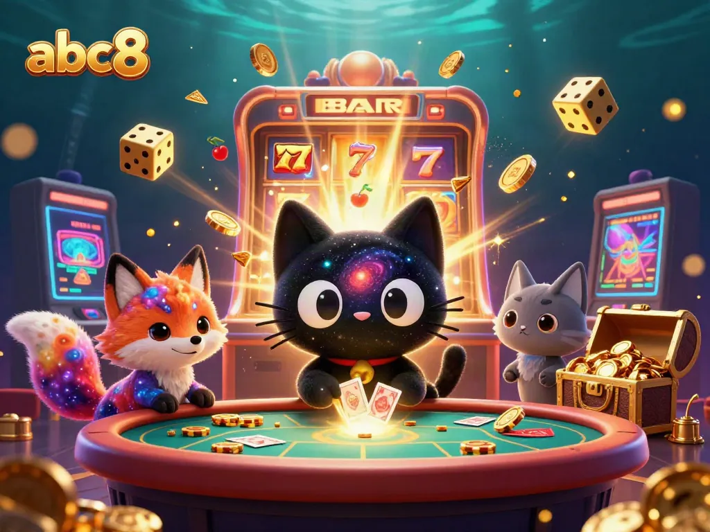 Experience thrilling gameplay at abc8's cosmic casino with vibrant characters and dynamic gaming elements.