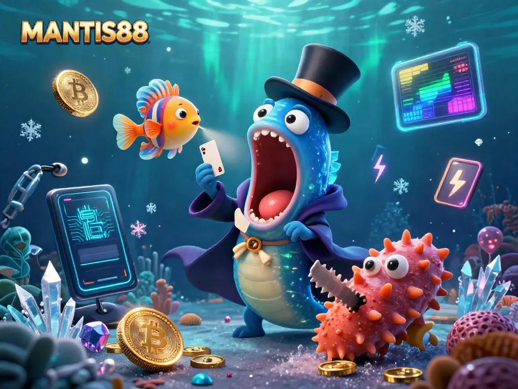 MANTIS88 offers a unique online casino experience with engaging game elements and characters.